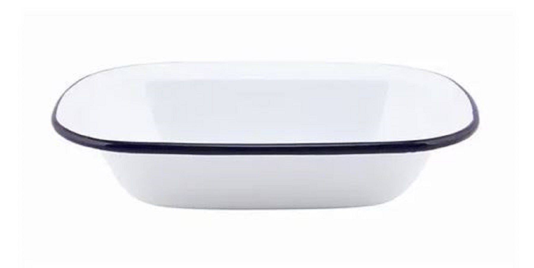 Pie Dish Oblong Enamel