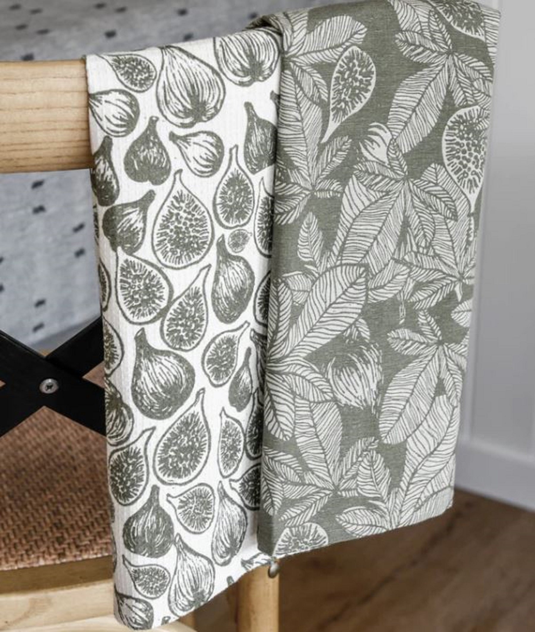 Tea Towel set Olive Fig Tree