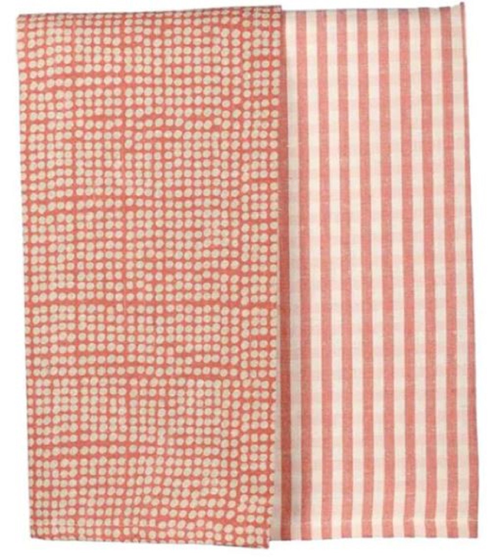 Tea Towel Gingham  Fig set of two