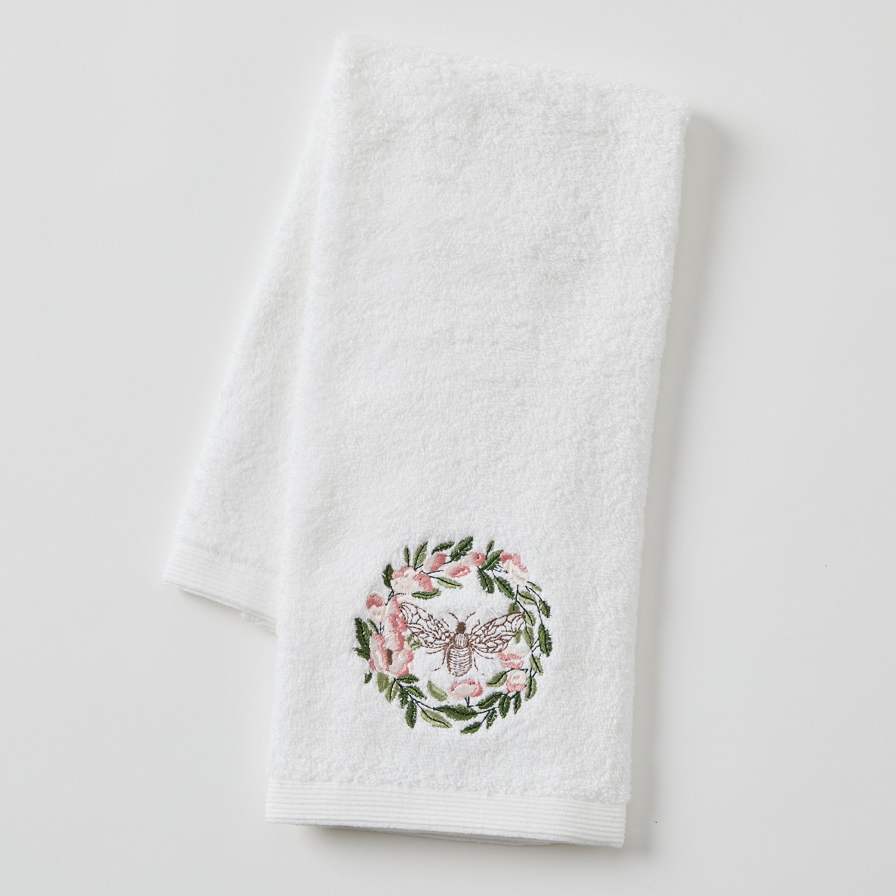 Hand Towel Floral Bee