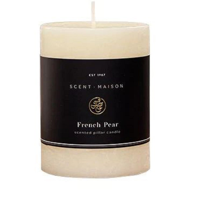 Maison 13.99 Pillar Candle French Pear