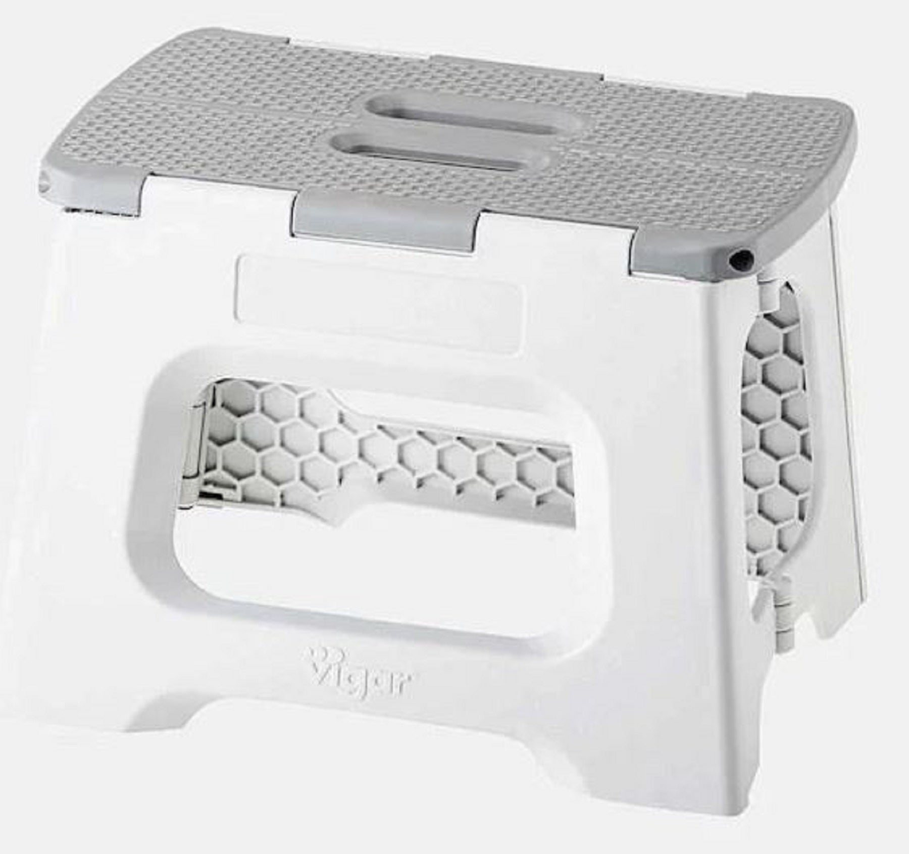 Folding Stool Compact Grey 27CM