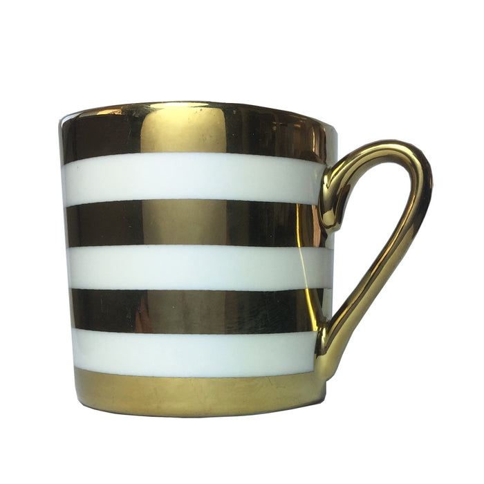 BIA Stripes Mug  - Gold