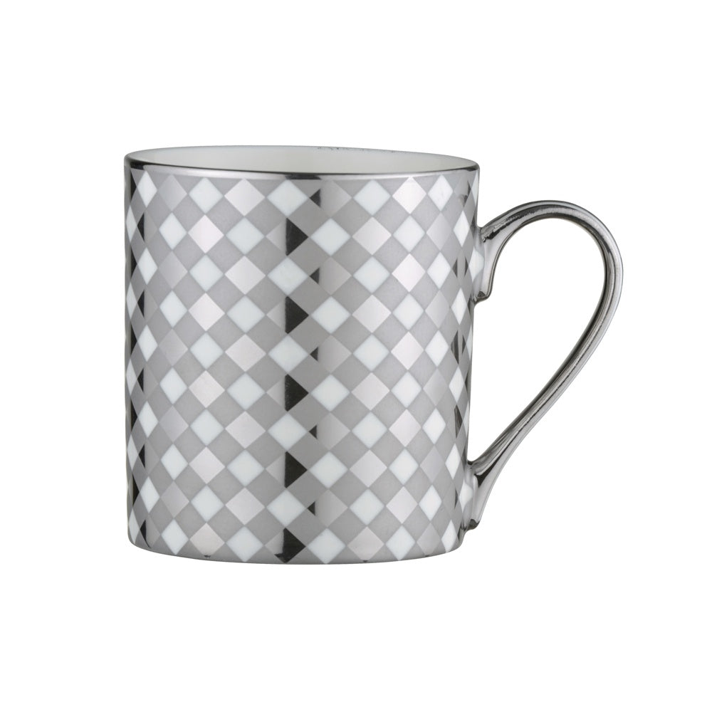 Bia Tartan Coffee Mug Platinum