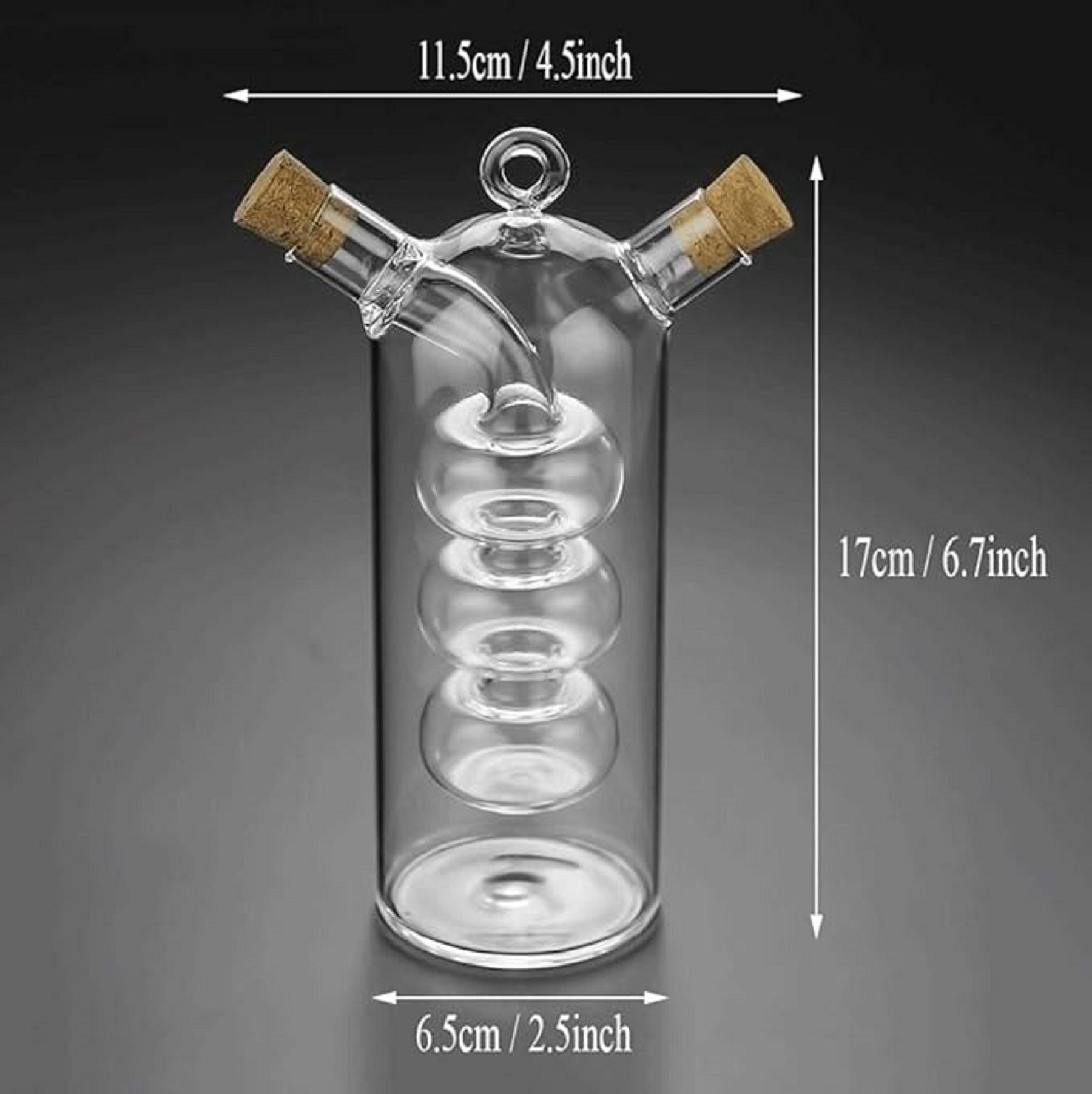 Oil Vinegar Bottle Glass