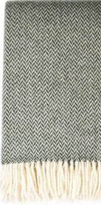 Throw NZ Wool  Olive Khaki
