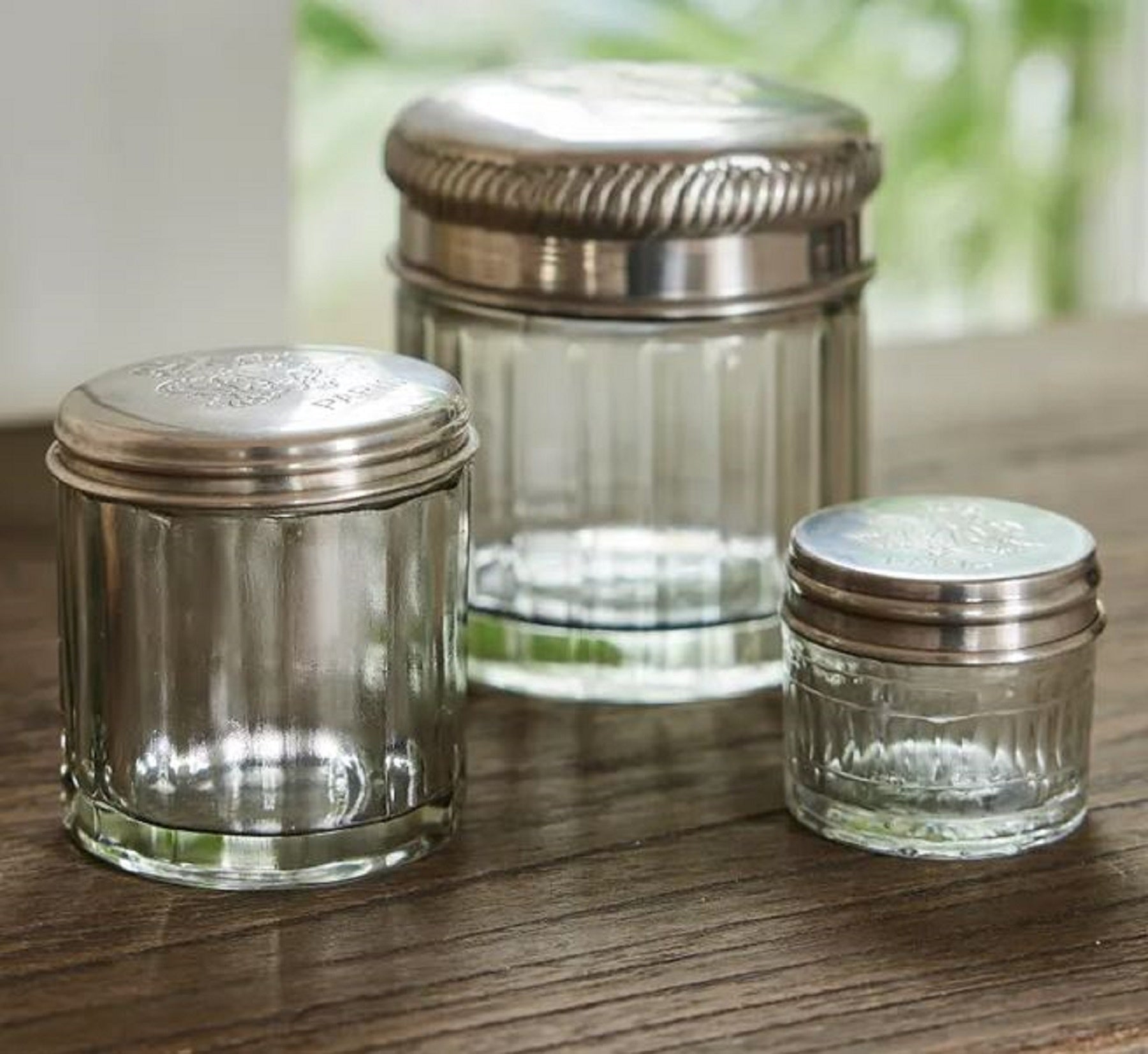 Paris Glass Cannister Medium