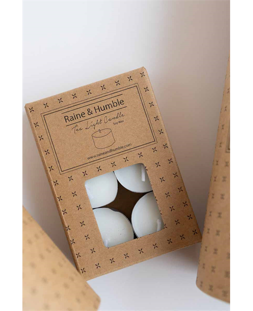 Raine & Humble Tealight Soy - Set of 6 - 9hr