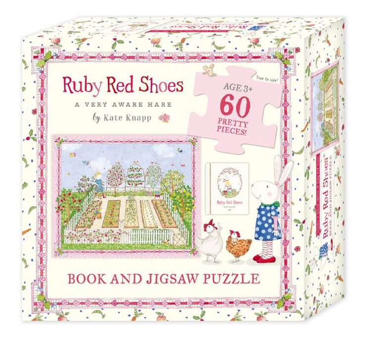 Ruby Red Shoes Puzzle & Small Book
