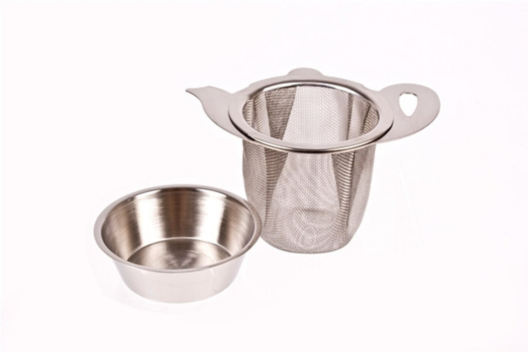 Stainless Steel Pot/Mug Tea Infuser with Drip Tray