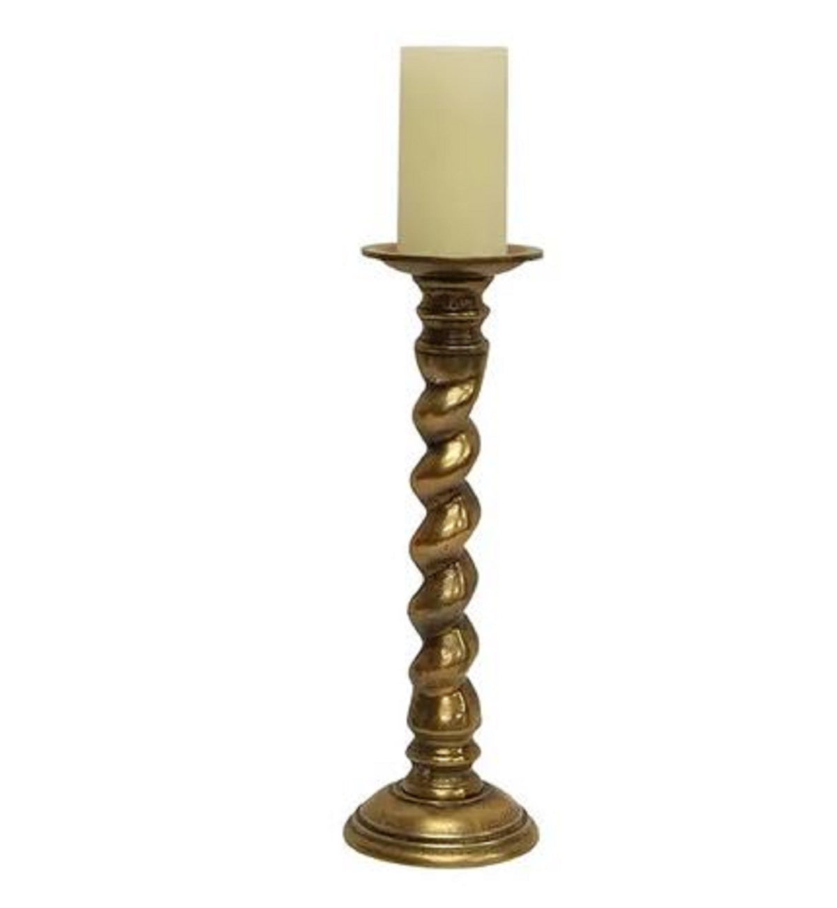 Candlestick Large Twist — Drummers & Co Homestore
