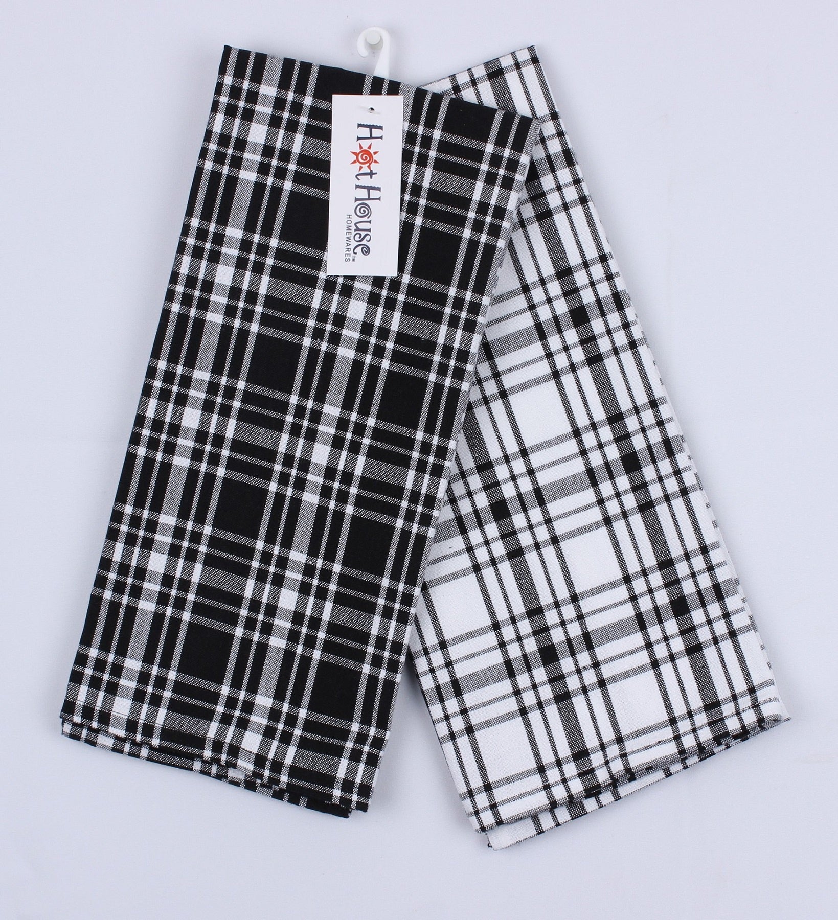 Tea Towels Dallas Two pack Black