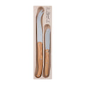 Verdier 2 piece Cheese Set Olive Wood