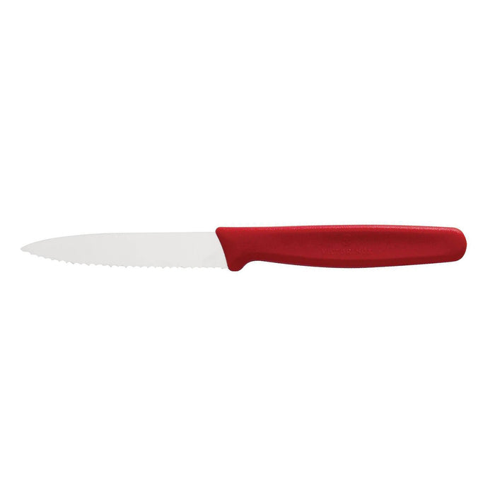 Victorinox Vege Knife Serrated 10cm Red