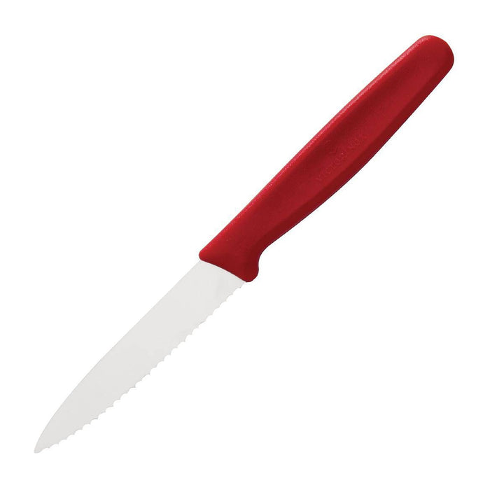 Victorinox Paring Knife Serrated 8cm Red