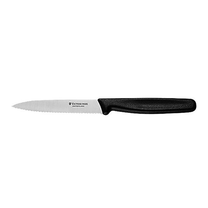 Victorinox Vege Knife Serrated 10cm Black