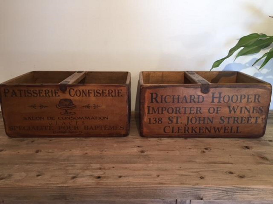 Wooden Box with Handle Large