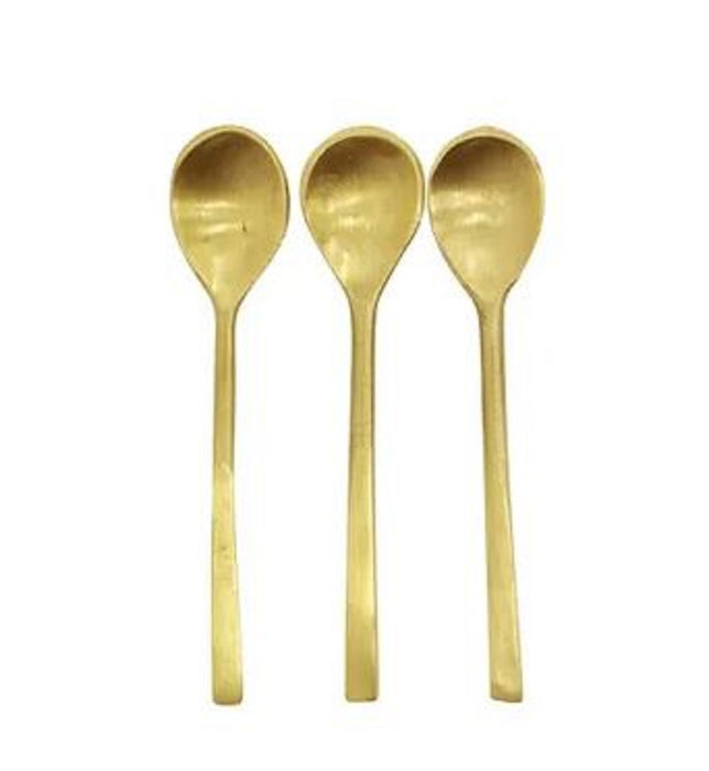 Brass Salt spoons set of Three