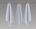Tea Towel Flour Sack  White set of three