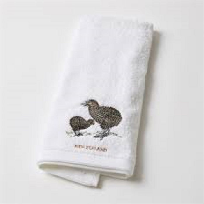Hand Towel Embroidered Kiwi