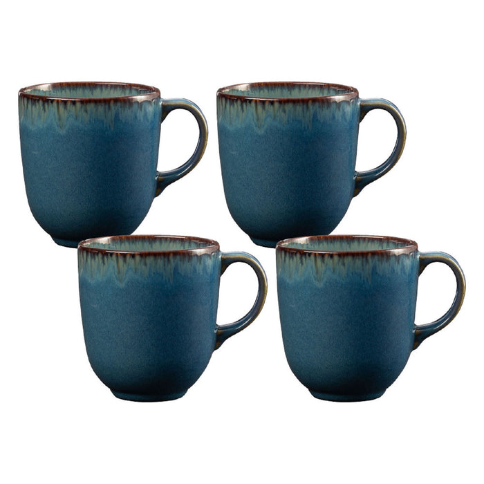 Mason Cash set of four Blue mugs