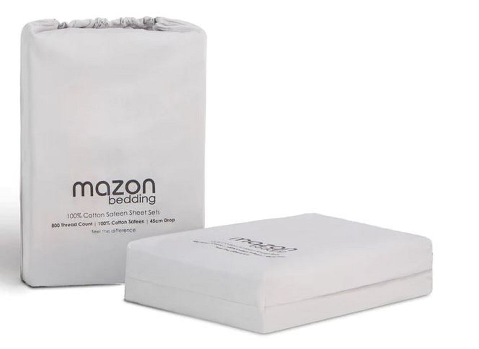 Mazon Sheet Set King Single Dove Grey