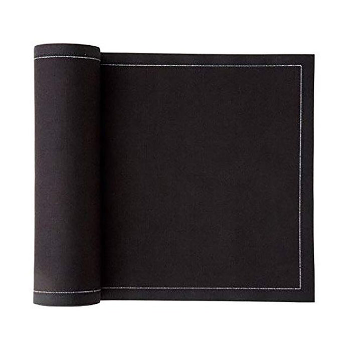 MYDRAP Black Fabric napkins Roll 25